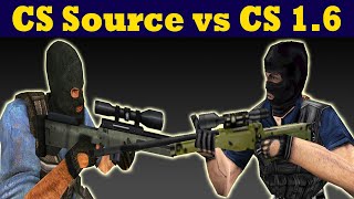 Counter Strike Source vs Counter Strike 16 [upl. by Ienttirb912]