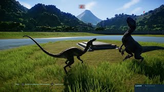 Troodon Vs VélociRaptor  Jurassic World Evolution  Ps4 [upl. by Harragan]