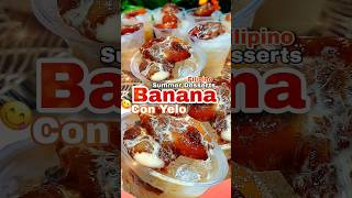 THE BEST BANANA con yelo TRENDING summer HALO HALO RECIPE Filipino street food [upl. by Carmine]