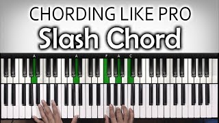 Chord Chord Keren 4  SLASH CHORD  Belajar Piano Keyboard [upl. by Gayla]