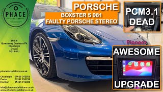 Porsche Boxster S 981 Pioneer stereo upgrade from Phace [upl. by Gardiner]