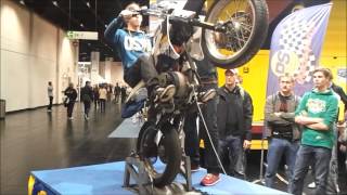 WheelieTraining mit PS auf der Intermot [upl. by Antonina]