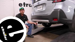 etrailer  Installation Guide for the Curt Trailer Hitch Receiver on a 2024 Subaru Outback Wagon [upl. by Verity346]