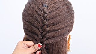 Most Amazing Open hairstyle for long hair  Beautiful hairstyle for girls  Simple hairstyle 2024 [upl. by Allemap]