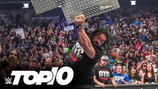 Roman Reigns’ greatest SmackDown moments WWE Top 10 Sept 22 2024 [upl. by Milena]