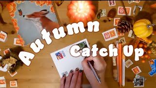 Chatty catch up vlog while writing postcards [upl. by Ayirp]