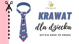 Krawat na gumce dla dziecka  DIY [upl. by Alded]