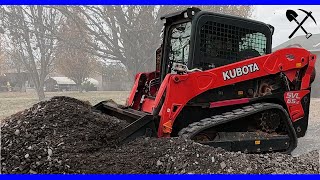 Gravel Driveway Repair Skid Steer amp Low Budget [upl. by Hsilgne989]