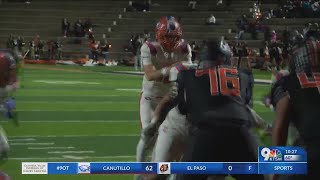 Thursday night football Canutillo beats El Paso High to win district title [upl. by Nino]