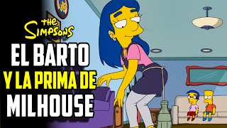 Los Simpson El ROMANCE entre BART y LA PRIMA [upl. by Atidnan]