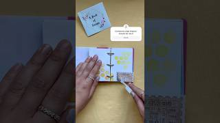 ASMR Mini Bee Scrapbook Page 🐝 💛 asmr scrapbooking bee nature yellow happiness happy mini [upl. by Dubois]