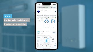 Daikin How To Set Up your Mobile Controller App Split Systems [upl. by Naynek]