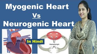 Difference between Neurogenic heart and Myogenic heart  Neurogenic vs Myogenic Heart heart [upl. by Adao]