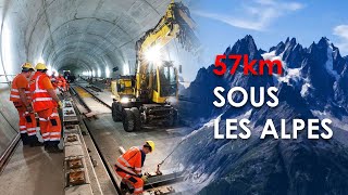 La Suisse a Construit le Plus Grand Tunnel Ferroviaire du Monde [upl. by Staley]