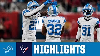 Jake Bates WALKOFF winner completes epic comeback win  Lions at Texans Week 10 NFL Highlights [upl. by Erodavlas738]