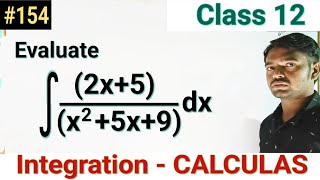 Integrate 2x5dxx2 5x9 IntegrationClass 12IntegralCalculusMathsAptitudeEnggISc [upl. by Pillihp]