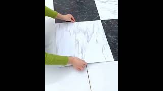 Vinyl tiles Flooring self adhesive Marble Floor Stickers Self Adhesive Vinyl tile for flooring [upl. by Viridissa371]