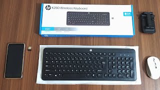 Best Wireless Keyboard Under 800 Hp K260 [upl. by Sydelle11]