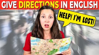 How to Give Directions in English Advanced English Lesson [upl. by Notslar]