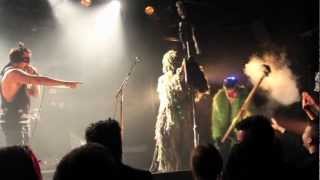 Otto Von Schirach Live w Bananna Sloth Alligator jesus Zombie Dre LA in 4 16 2012 echoplex part 1 [upl. by Crofton839]