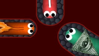 SLITHERIO SKIN SECRET ILLUMINATI  SMALLEST SNAKE VS BIGGEST SNAKE Hack Slitherio Mods [upl. by Yarod293]