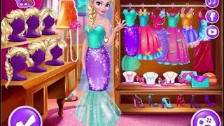 Frozen Game Elsa Queen Makeup Dress up and Spa  Help Elsa Queen Choose Dress [upl. by Akemehs]