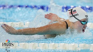 Olivia Chambers wins silver for second medal in Paris Gilli gold in 200 IM  NBC Sports [upl. by Letty]