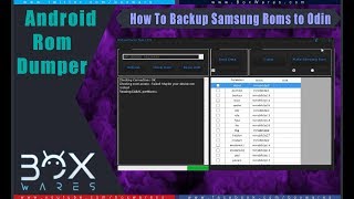 How To Backup Samsung Roms to Odin By Android Rom Dumper [upl. by Suchta]