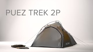 Trekking Tent  PUEZ TREK 2P [upl. by Kissie848]