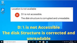 How to fix disk Structure is Corrupted and Unreadable [upl. by Anert763]