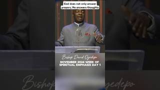 God does not only answer prayers He answers thoughts Bishop David Oyedepo [upl. by Ancelin743]