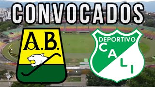 CONVOCADOS ANTE DVO CALI  FECHA 15  liga Betplay 20241 [upl. by Fahland]