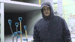 Yardworks Ergonomic Snow Shovel  Jays Testimonial [upl. by Ashman]