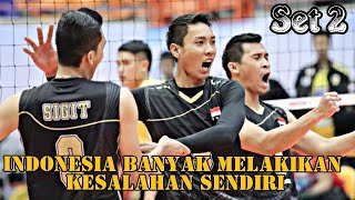 INDONESIA vs QATAR SET 2  AVC SENIOR MENS [upl. by Aneerhs]