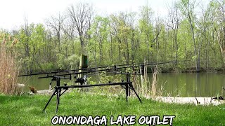 Spring Carp Fishing Onondaga Lake Outlet [upl. by Artekal]