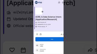 INTERNSHIP FOR AIML STUDENT registration link given procoderjii AI newvideoyoutubeshorts [upl. by Dlaner420]