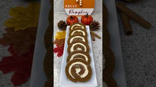 Pumpkin Roll pumpkinspice pumpkinseason fallvibes foodvlog foodie viralshorts fyp [upl. by Coucher]