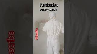 Fumigation spray work in home fumigationservices [upl. by Bicknell]