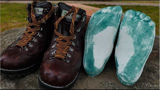 Thousands of touches The process of making custom handmade hiking boots for one person [upl. by Naitsirhc289]