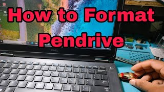 How to Format USB Flash Drive In Laptop Windows  How to Use PendriveMacnitesh [upl. by Kat]