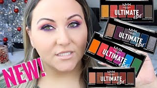 NEW NYX ULTIMATE EDIT PETITE SHADOW PALETTES REVIEW [upl. by Germana]