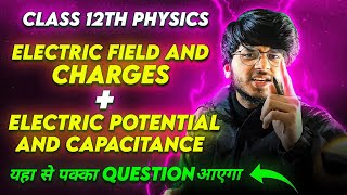 important questions class 12th physics one shot  electrostatics important questions one shot 12th [upl. by Sirtimed77]