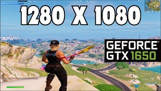 Streched Resolution 1280x1080 Fortnite Chapter 5 l GTX 1650 l Performance Mode l 1080p [upl. by Chipman494]