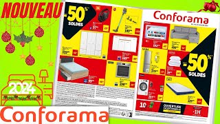 catalogue CONFORAMA du 2 au 29 janvier 2024 📢 SOLDES JUSQUÀ 50  FRANCE [upl. by Meghan]