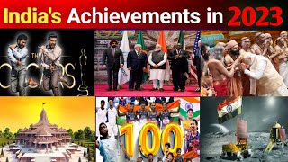 Indias achievements in 2023  G20  ISRO  Ayodhya Ram Mandir  New Parliament  Natu Natu Song [upl. by Walther]