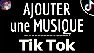 METTRE une MUSIQUE sur TIK TOK comment ajouter une musique dans sa vidéo ou photo publiée TikTok [upl. by Gerbold]