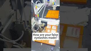 How eyelashes are made  Eyelash Dispensing Machine eyelashes extension eyelashes tutorial [upl. by Saxet]