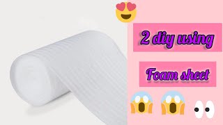 2 Diy Using Foam Sheet  Foam Sheet Craft Ideas 😱😱 [upl. by Damita]