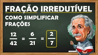 O QUE É FRAÇÃO IRREDUTÍVEL  Matemática básica [upl. by Arabelle]