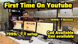 Only 7999  Rs  3 Monitor PC Setup for Stock Trading  Cheapest Macbook In Delhi [upl. by Mead985]